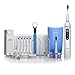 Rechargeable Electric Water Flosser & Toothbrush Combo for Maintaining Healthy Teeth and Gums with Tongue Cleaner, Flosser Tips, and UV Sanitizer, Water Floss Machine & Sonic Toothbrush - JP200 Ultra