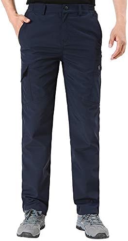 AMhomely® Men's Softshell Pants Casual Waterproof Windproof Trousers Quick Dry Breathable Outdoor Pants Walking Hiking Climbing Pants Climbing and Hiking Tactical Pants for Mens Size M-4XL