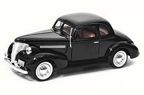 Motor Max 1939 Chevy Coupe, Black 73247AC - 1/24 Scale Diecast Model Toy Car