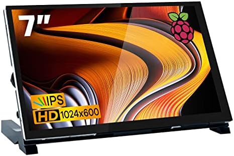 Hosyond 7 Inch IPS LCD Touch Screen Raspberry Pi Monitor Display 1024× ...
