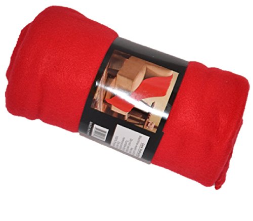 Ultra soft Cozy plush fleece Throw Blanket - Red