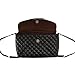 Fashion Story Women Shoulder Bag Clutch Quilting Handbag Purse Hobo Messenger (Black)