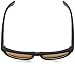 Spy Optic Discord Square Sunglasses, Spy Matte Black/Happy Gray Green/Red Spectra, 57 mm