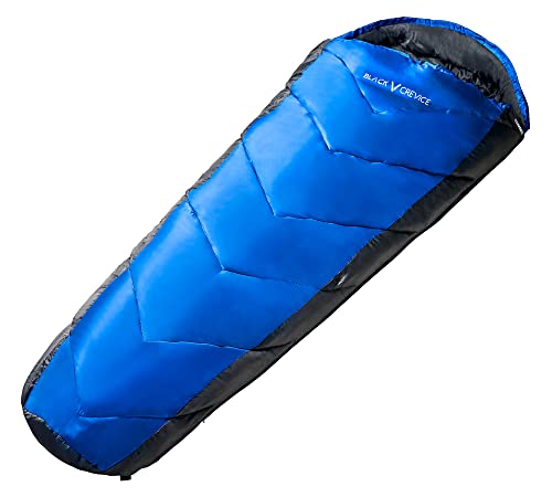 Black Summit Crevice Blue Childrens Sleeping Bag 165 x 70 x 5 CM, BCR3133