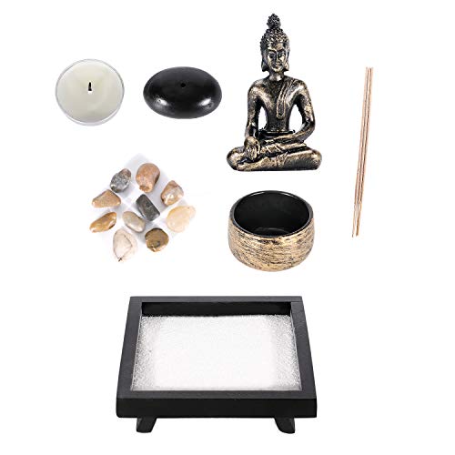GoMaihe-Zen-Garden-Ornaments-Incense-Stick-Holder-Candle-Tray-Tealight-Candlestick-Holders-Decorative-Accessories-Home-Decorations-for-Living-Room-Bathroom-Dining-Room-Spiritual-Gift-Set-Women-Men