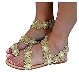 Women's Bohemian Flat Sandals Summer Casual Lace