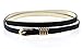 Fabulous New Trendy Skinny Faux Leather Belt w/Round Metal Buckle & Loop