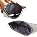 Aspire 12-Pack White Canvas Zipper Bags for Painting DIY Fabric Bag 6 3/4
