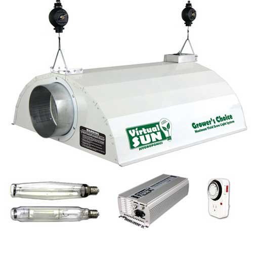 Virtual Sun VSD1000WDS 1,000-Watt Dimmable MH/HPS Digital Grow Light Kit