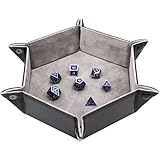 Forged Dice Co. Dice Tray Portable Folding Dice Rolling Tray for use as DND Dice Tray D&D Dice Tray or Dice Game 6.5 Inch Quiets Rolling Metal Dice - Stronger Snaps Hold Tighter Than Other Dice Trays