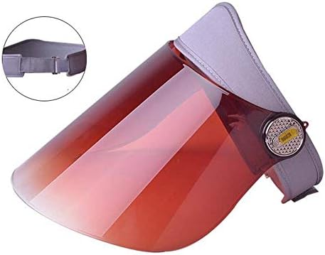 WYJW Umbrellas UV Protection SunnyVisor Adjustable Angle with Transparent Lid TOPTED Flexible Headband One Size Cap Hiking Outdoor Tennis Tennis Fishing (Color: 14)