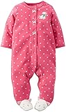 Carter's Baby Girls' Dotted Footie (Baby)