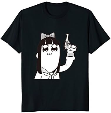 Pop Team Epic T-shirt Pipimi holding a gun