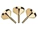 Perfume Funnel Set - 3 Piecs, Gold Metal Small Funnel (Top Quality) for Refilling Empty Perfume Bottles and Atomizers