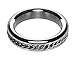 Master Series Metal Cock Ring with Chain Inlay, 1.75 inch