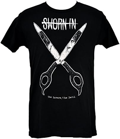 Sworn In Mens Scissor The Lovers/The Devil Album T-Shirt M