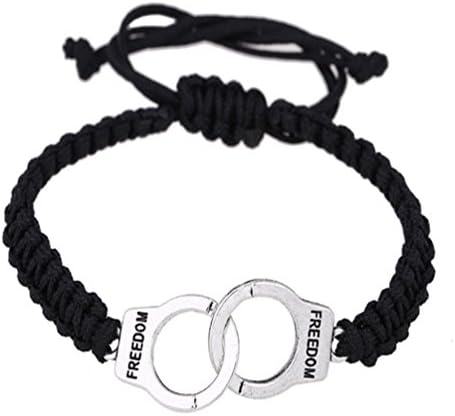 Hand Weave Friendship Handcuff Bracelet Adjustable Bracelet, Silver Or Bronze (Silver)