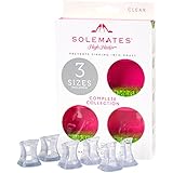Solemates Heel Protectors – 3 sizes, High Heel Stoppers Perfect for Any Wedding or Event Protecting Heels from Grass, Gravel, Bricks, and Cracks (Three sizes, clear) …