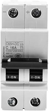 1pc 250V DC 2P Low-voltage Miniature Air Circuit Breaker Solar Energy Switch 16A/32A/63A
