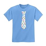 TeeStars - Easter Egg Tie - Children's Egg Hunter Printed Tie Cute Kids T-Shirt