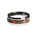 8mm Stainless Steel Silver Camo Ring for Men & Women LIFETIME WARRANTY, Comfort Fit, Wild Amber Blaze Orange Camo Ring ON SALE TODAY!