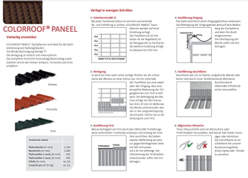 Trapezblech Colorroof® Paneel Ortgangbleche terracotta – Bild 5