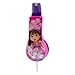 Dora and Friends 30362 Kid Safe Over the Ear Headphone w/ Volume Limiter, pink/purple by Sakar