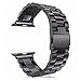 Leefrei Stainless Steel Replacement Strap Watch Band for 42mm Apple Watch Series 3 Series 2 and Series 1 - Black