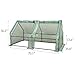 CO-Z Portable Greenhouse Mini Hot House with PE and Non-Woven Cover, Waterproof Cloche Greenhouse and UV Protected Greenhouse Tent, 5.9 x 3.0 x 3.0 Feet.