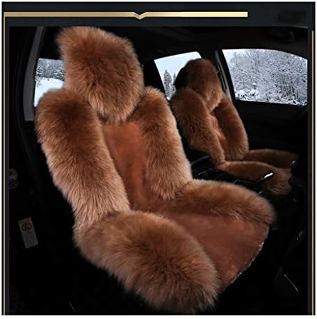 Car Seat Pure Wool Cushion Autumn And Winter Fur One Universal Seat Cushion Seat Cover Comfortable Warm (Color : Gray)