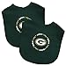 Baby Fanatic Team Color Bibs, Green Bay Packers, 2-Count