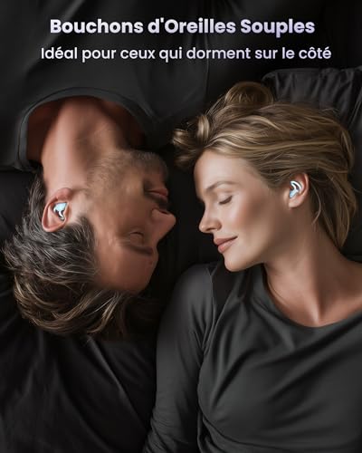 Ear Plug for Sleeping, Reusable and Washable, Noise Cancelling Ear Plugs for Sleeping, Swimming, Concert, Motorcycle, Soft Silicone Ear Plug Offer Better Hearing Protection Blue