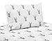 3 Piece Twin Sheet Set for Grey and White Woodland Deer Bedding Collection