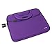Evecase iPad Pro 10.5 / iPad 9.7 / iPad Pro 9.7, Case Bag, UltraPortable Handle Carrying Portfolio Neoprene Sleeve Case Bag for Apple iPad Pro 9.7, iPad Air 2/Air (iPad 6/5), iPad 4 3 2 - Purple