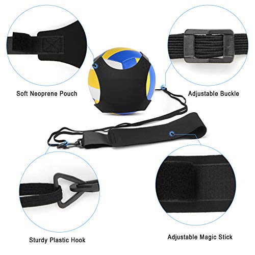 Volleyball Training Aid Soccer Practice Trainer with Adjustable Belt