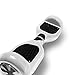 mAuto Hover Scooter Board,Two Wheel Self Balancing Intelligent Personal Battery Powered w/ LED Lights (White)