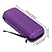 Hipiwe EVA Essential Oils Carrying Case Organizer for 20 Bottles 5ml 10ml Standard and Rollers Bottles Portable Hard Shell Essential Oils Travel Bag Holder for Essential Oils Bottle Storage (Purple)
