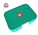 Smartbentobox Leakproof Bento Lunch Box with 4 Storage Compartments, Retro Green