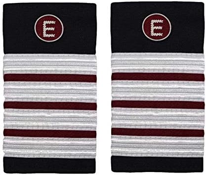 Uniform Store LondonEpaulette Aircraft Engineers 4 x 1/2 Silver-Maroon with E on Maroon