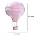 zilue Party Hanging 12 inches Rainbow Hot Air Balloon Paper Lanterns Christmas Accessories Birthday Party Wedding Decoration Stripe Set