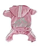 Scheppend Original Adidog Pet Clothes for Dog Cat Puppy Hoodies Coat Doggie Winter Sweatshirt Warm Sweater Dog Outfits, Pink XXX-Large