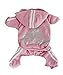 Scheppend Adidog Pet Clothes for Dog Cat Puppy Hoodies Coat Winter Sweatshirt Warm Sweater (XXXL, Pink)