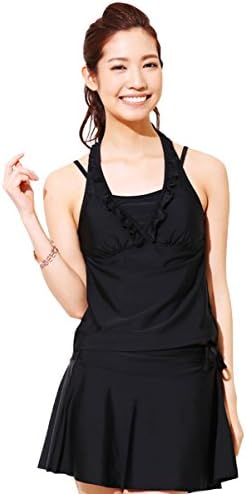 アラポラッカ 水着 レディース 体型カバー タンキニ 大きいサイズ スカート ママ ミセス 3点セット