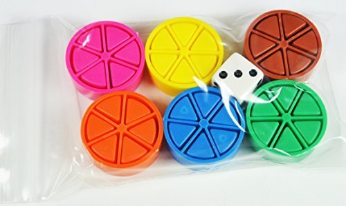 Trivial Pursuit Replacement Game Pieces Original Style Set #2