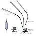 Grow Light for Indoor Plants, OUTAD 27W LED Grow Lamp with Auto ON/Off Timer, Triple Head Gooseneck Plant Lights, 4/8/12H Timer and 8 Dimmable Levels for House Garden Greenhouse Hydroponics Succulent