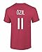 Tcamp Arsenal Shirt Mesut Ozil #11 Jersey Men T-shirt