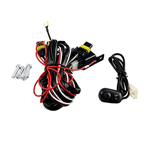Winjet WJ30-0393-09 Clear Lens Fog Light Kit (Ford Wiring Kit Included)