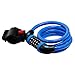 GoFriend Bike Lock High Security 5 Digit Resettable Combination Coiling Cable Lock Best for Bicycle Outdoors, 1.2mx12mm (Blue)thumb 1