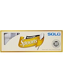 Solo White Heavyweight Spoons - 500 ct