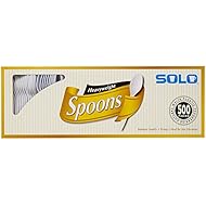 Solo White Heavyweight Spoons - 500 ct